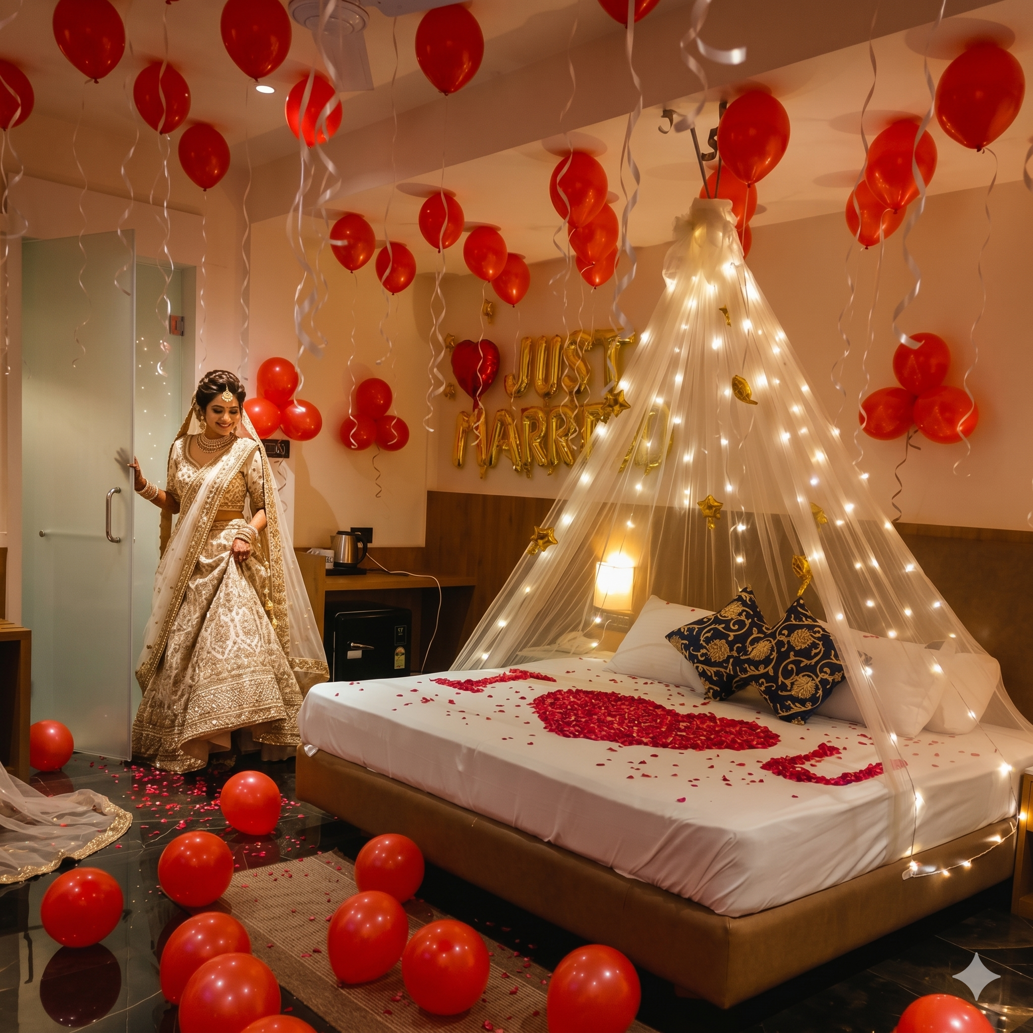 Balloon decoration setup by Balloon Decoration Ahmedabad
